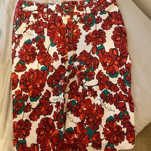 floral moschino skirt